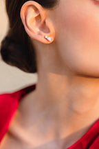 Oval Duo Studs