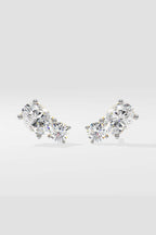 Oval Duo Studs
