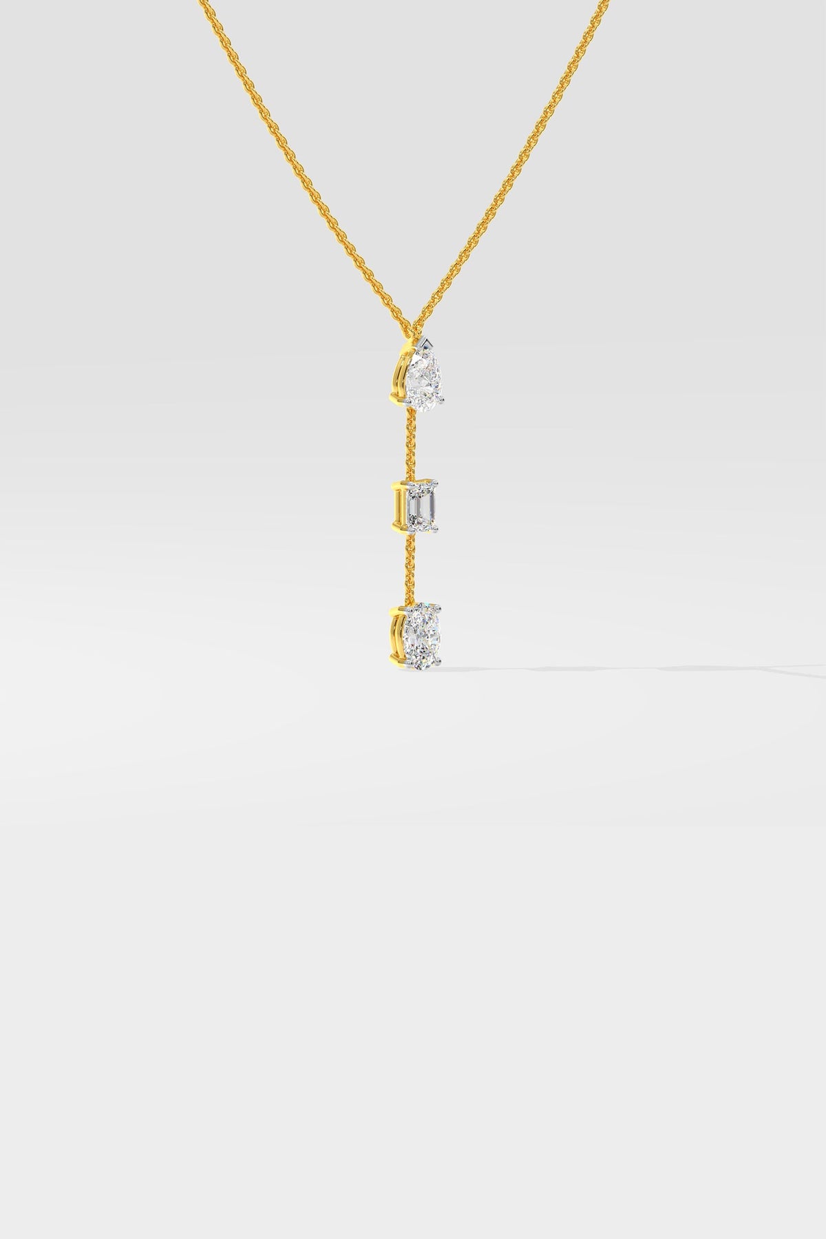 Trio Drop Necklace