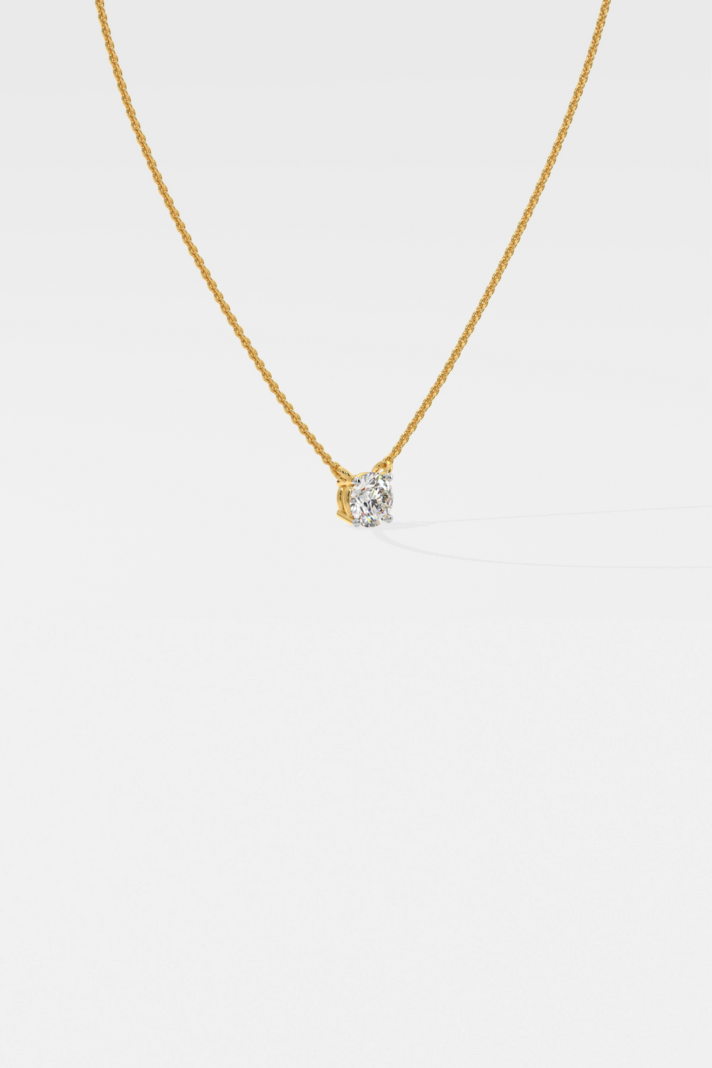 0.75 ct Solitaire Necklace