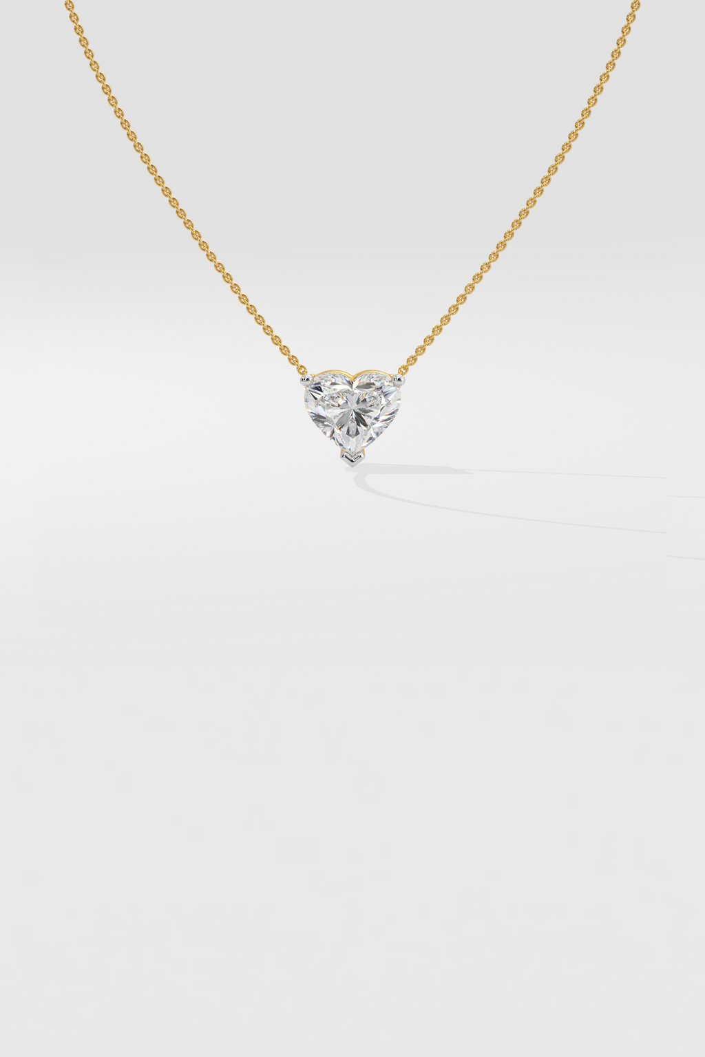 1 ct Heart Necklace