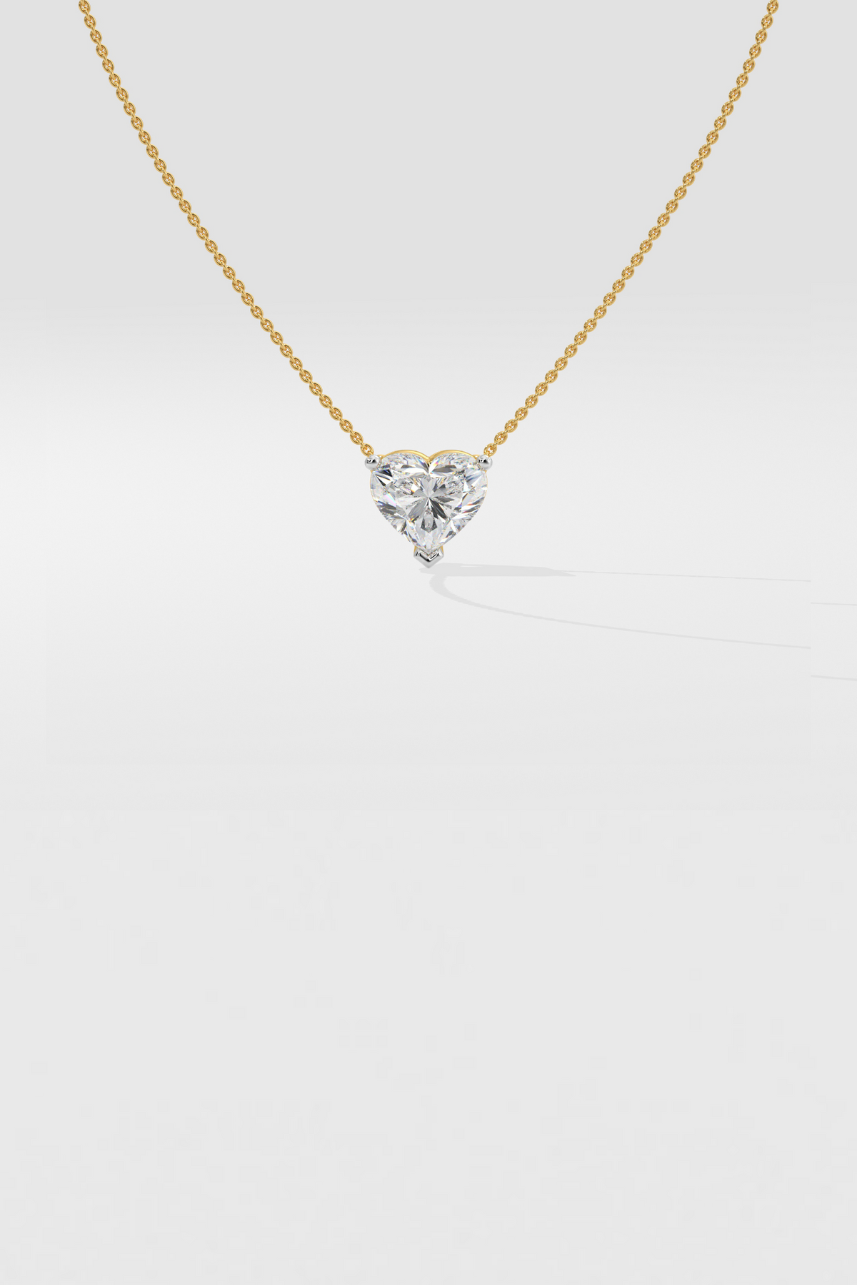 1 ct Heart Necklace