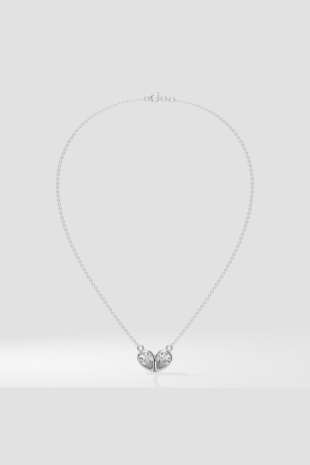 The Duo Heart Necklace