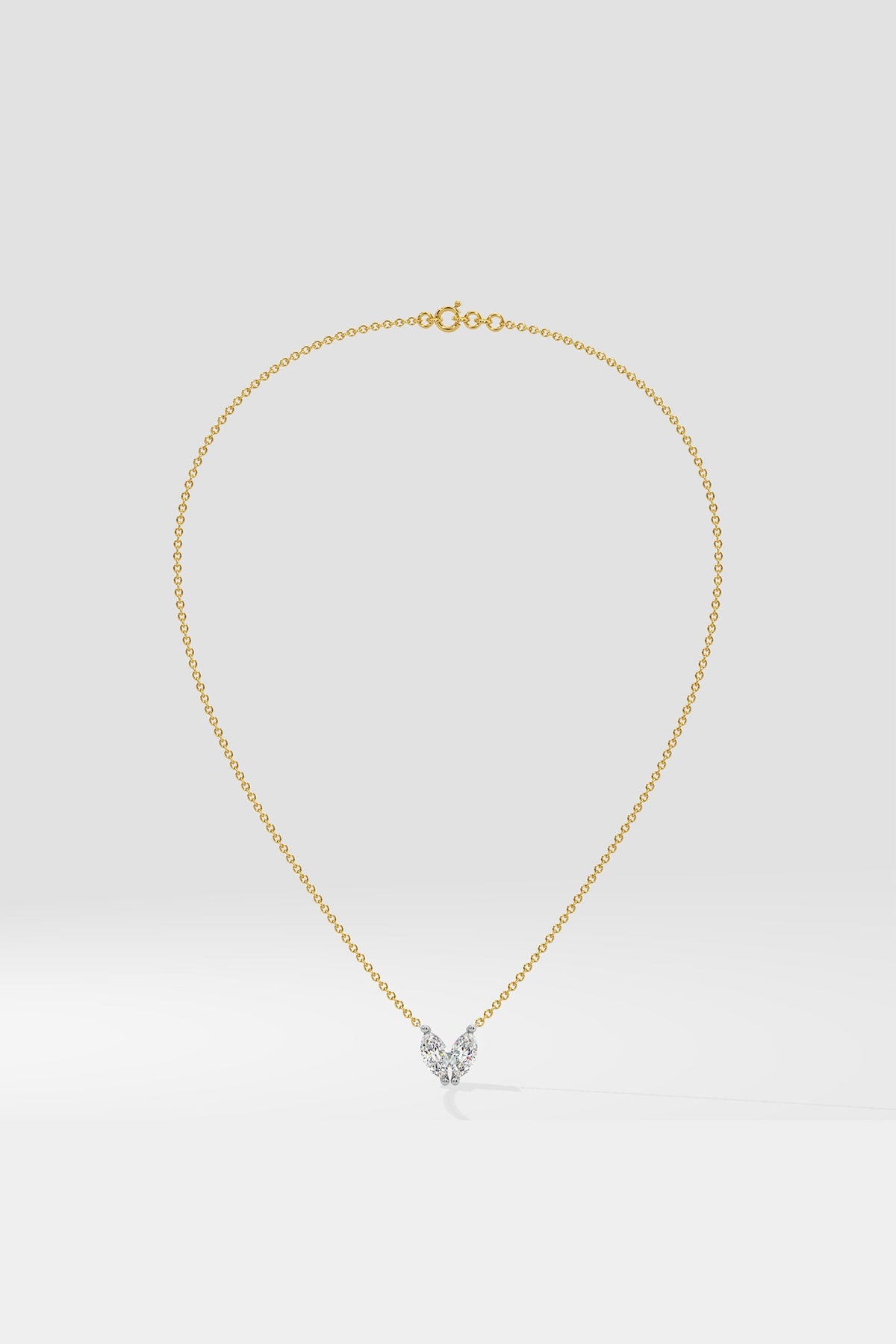 Marquise Heart Duo Necklace