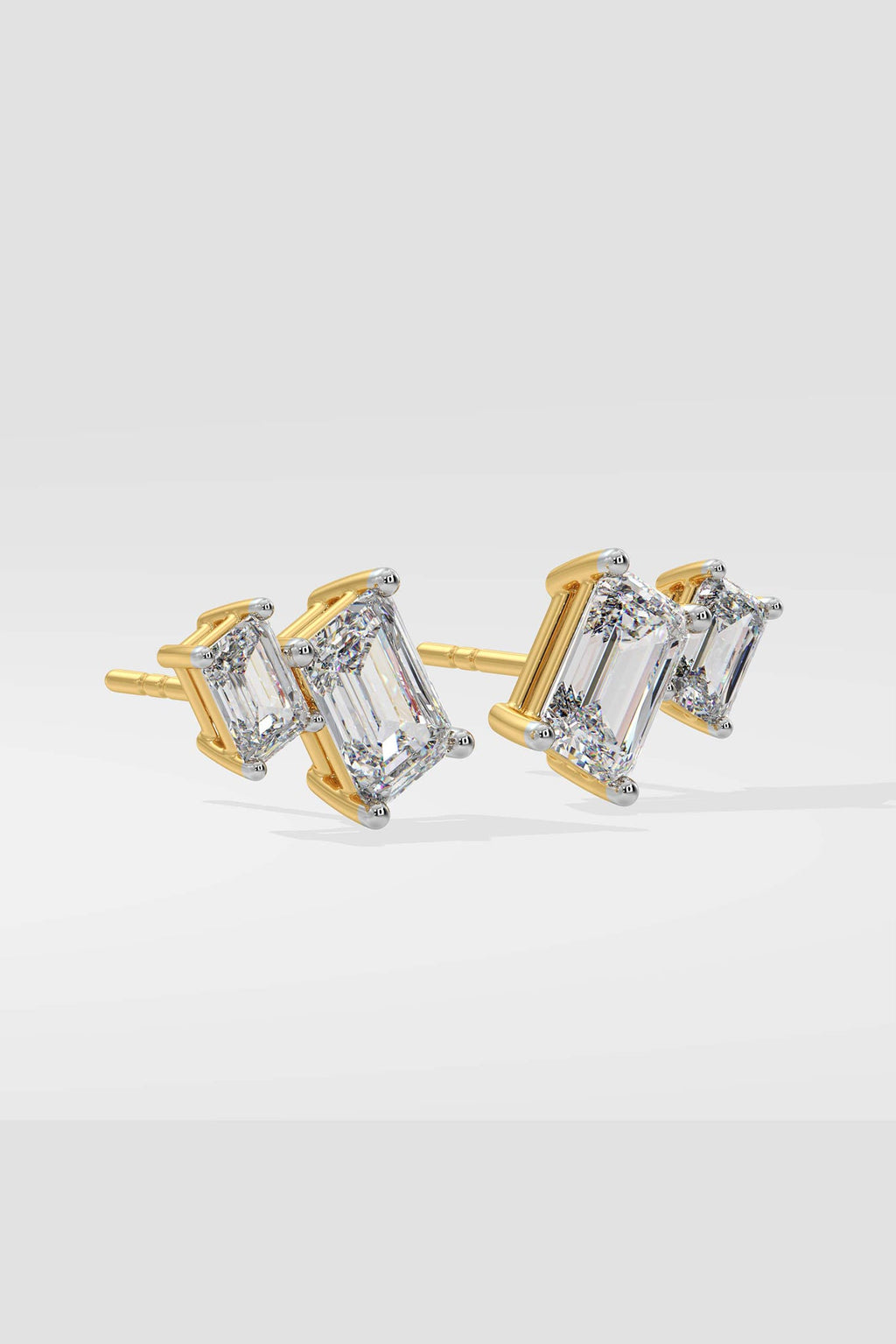 Emerald Duo Studs