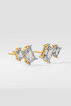 Emerald Duo Studs