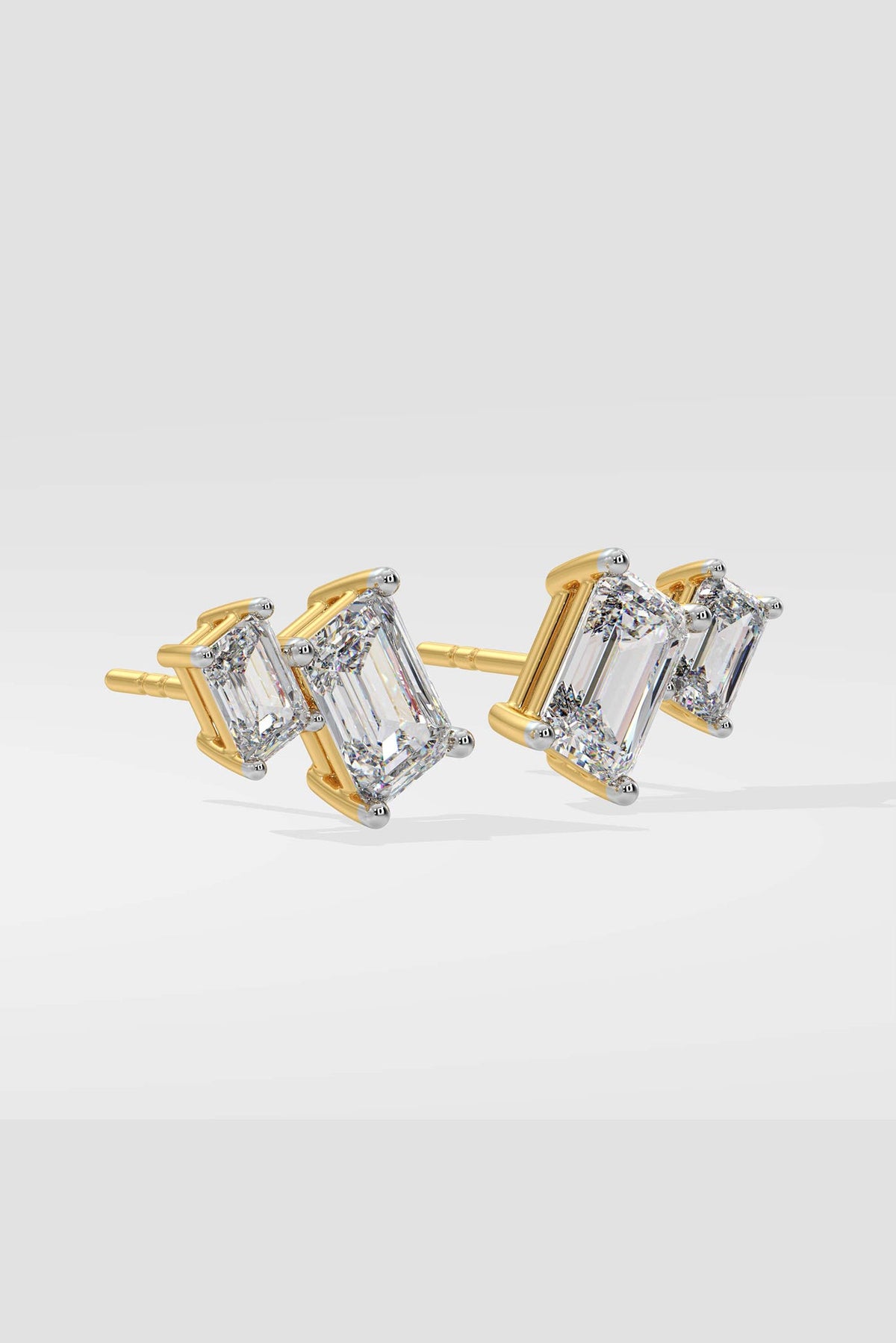 Emerald Duo Studs