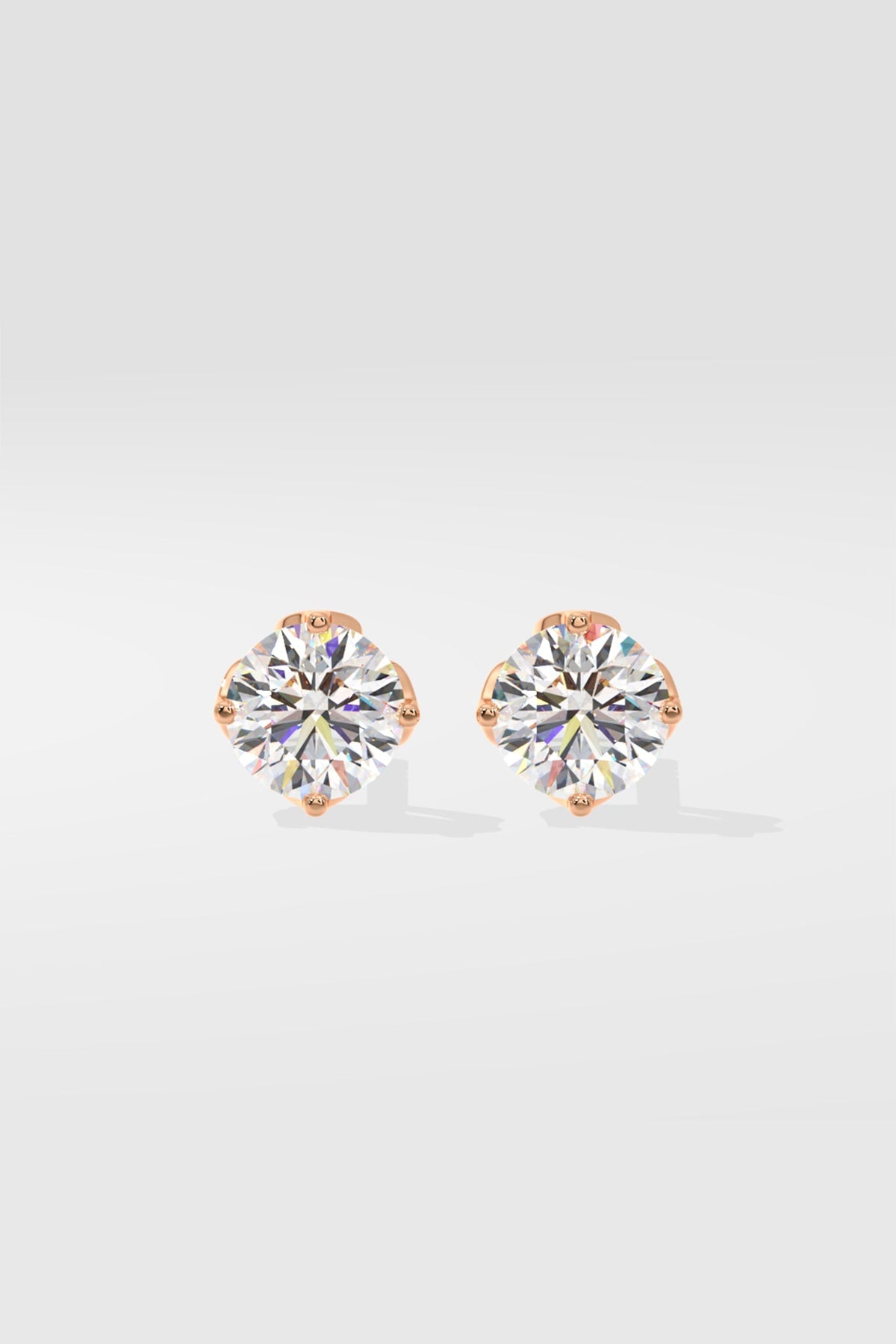 1 ct  Solitaire Studs