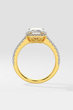 2 ct Emra Solitaire Halo Ring