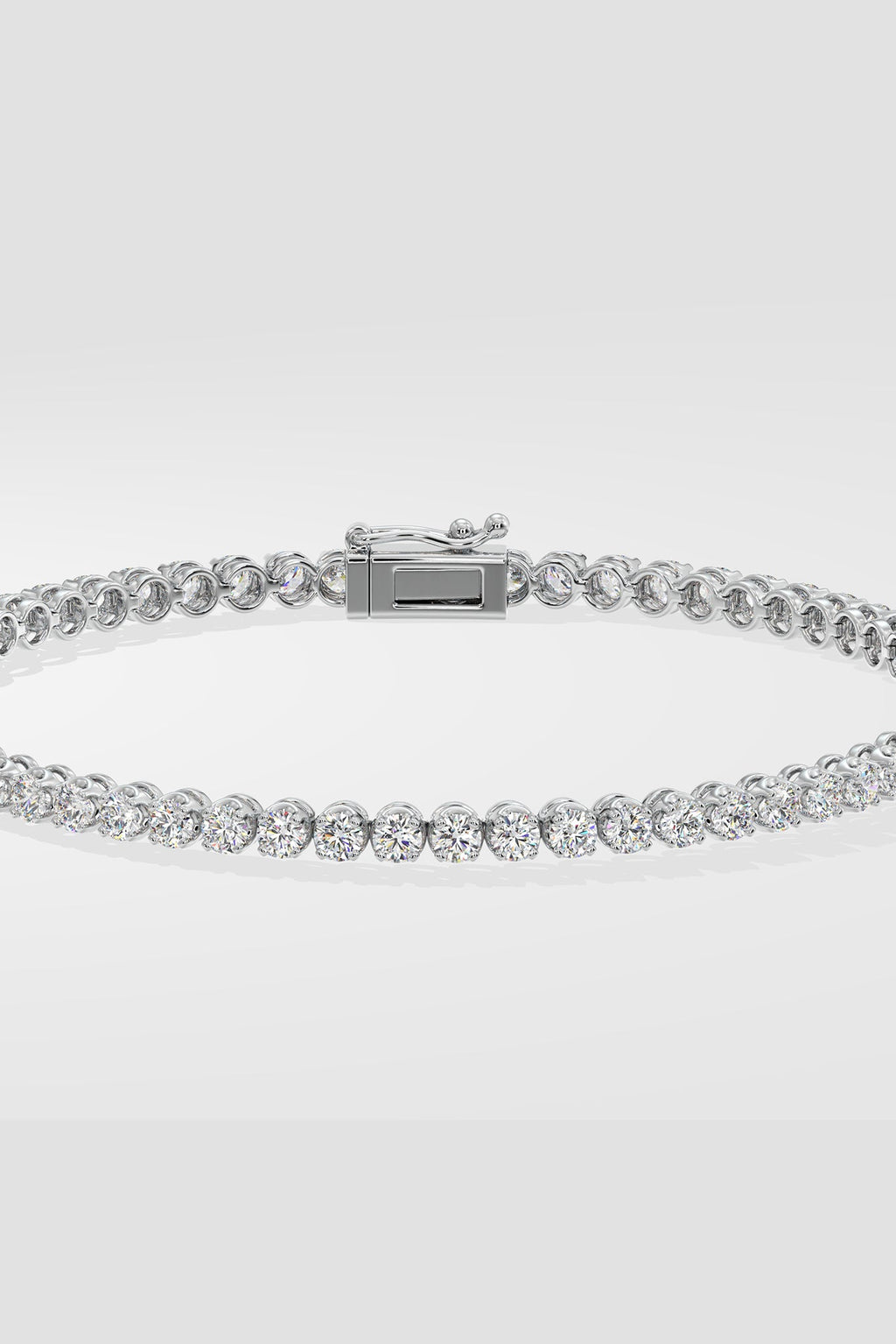 .05 Pointer Crown Tennis Bracelet