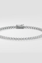 .05 Pointer Crown Tennis Bracelet