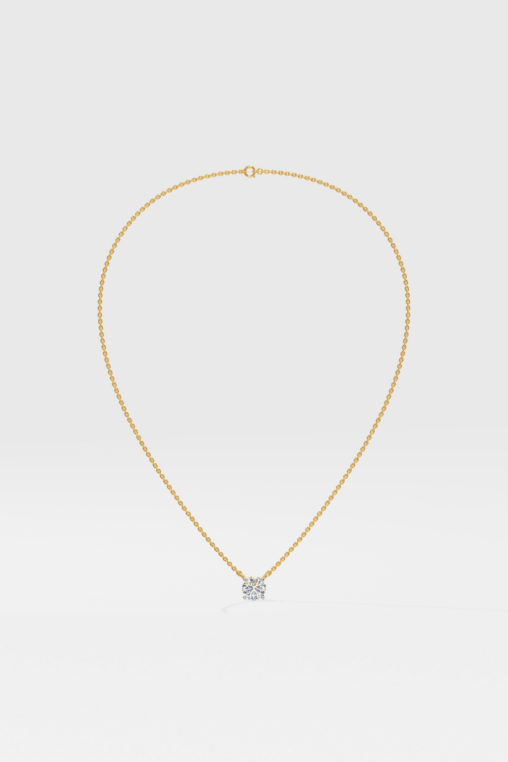 0.75 ct Solitaire Necklace