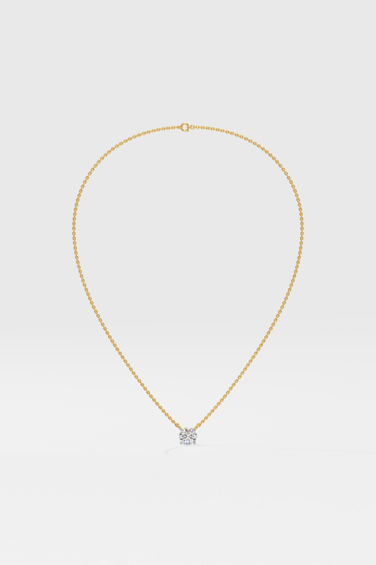 0.75 ct Solitaire Necklace