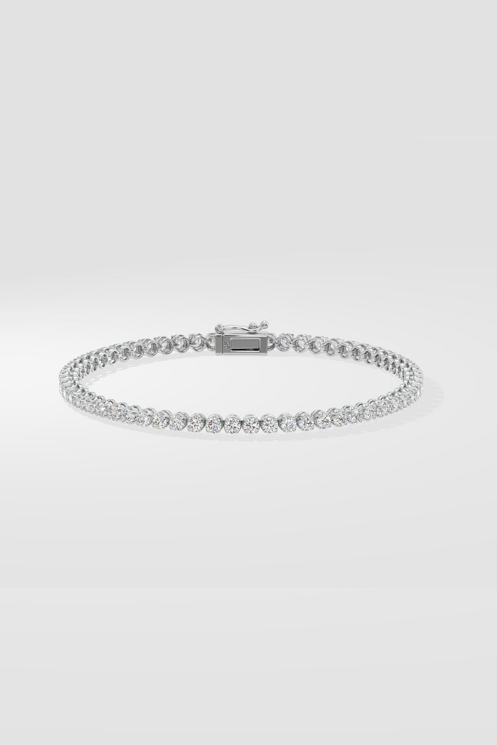 .05 Pointer Crown Tennis Bracelet