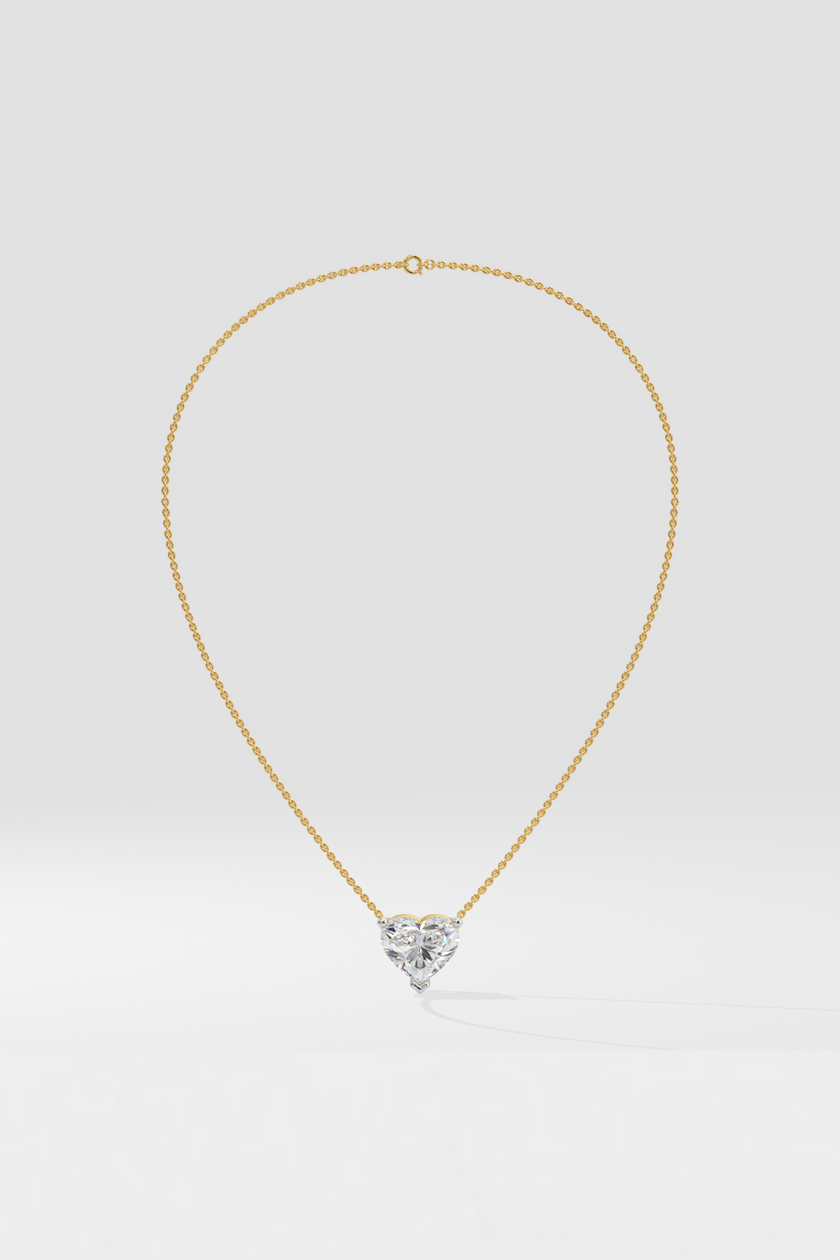 1 ct Heart Necklace