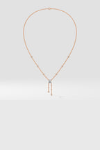 Solitaire Drop Necklace