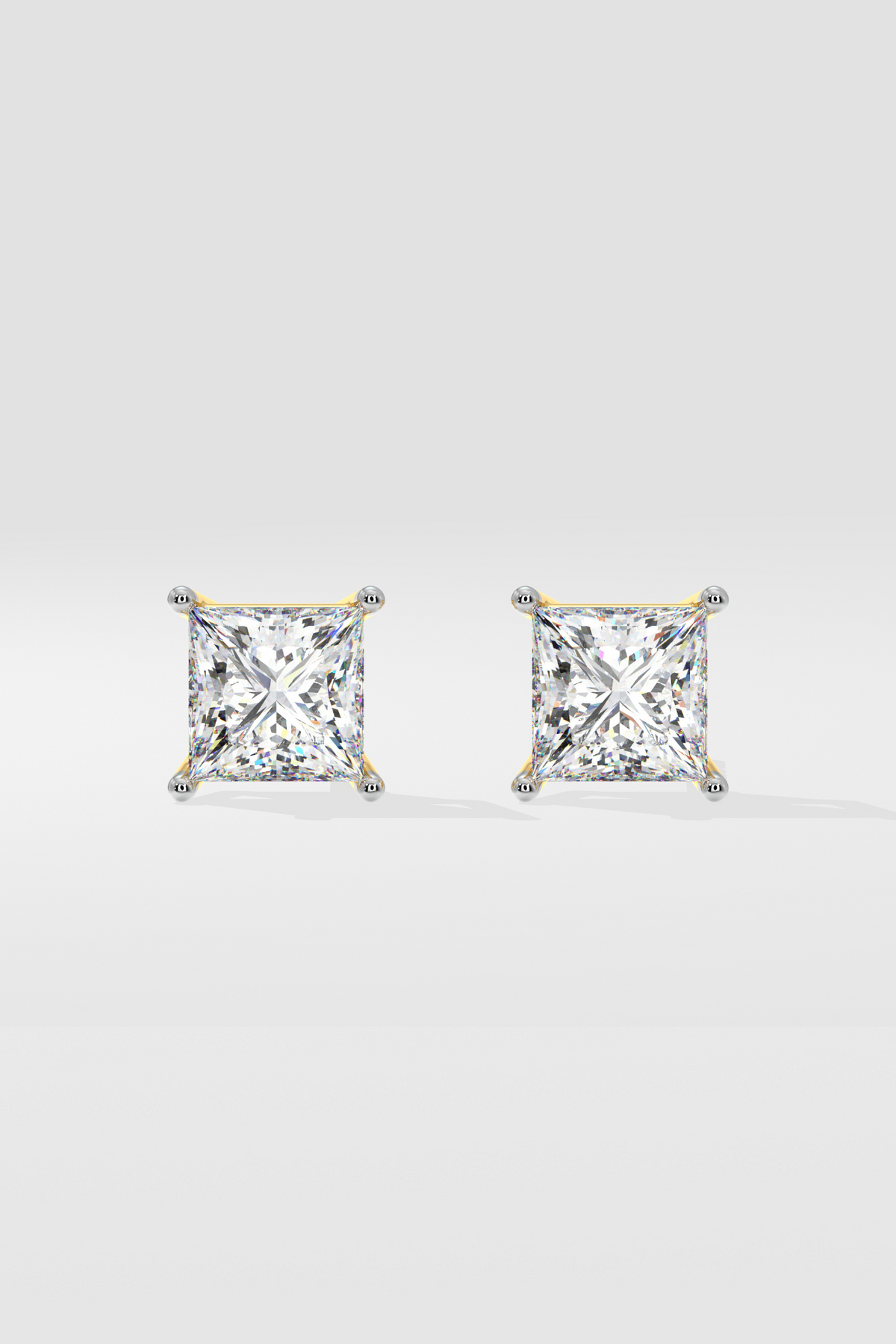 2 ct Princess Studs