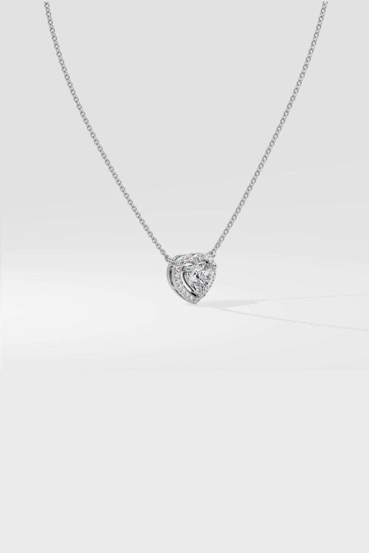 Solitaire Heart Necklace