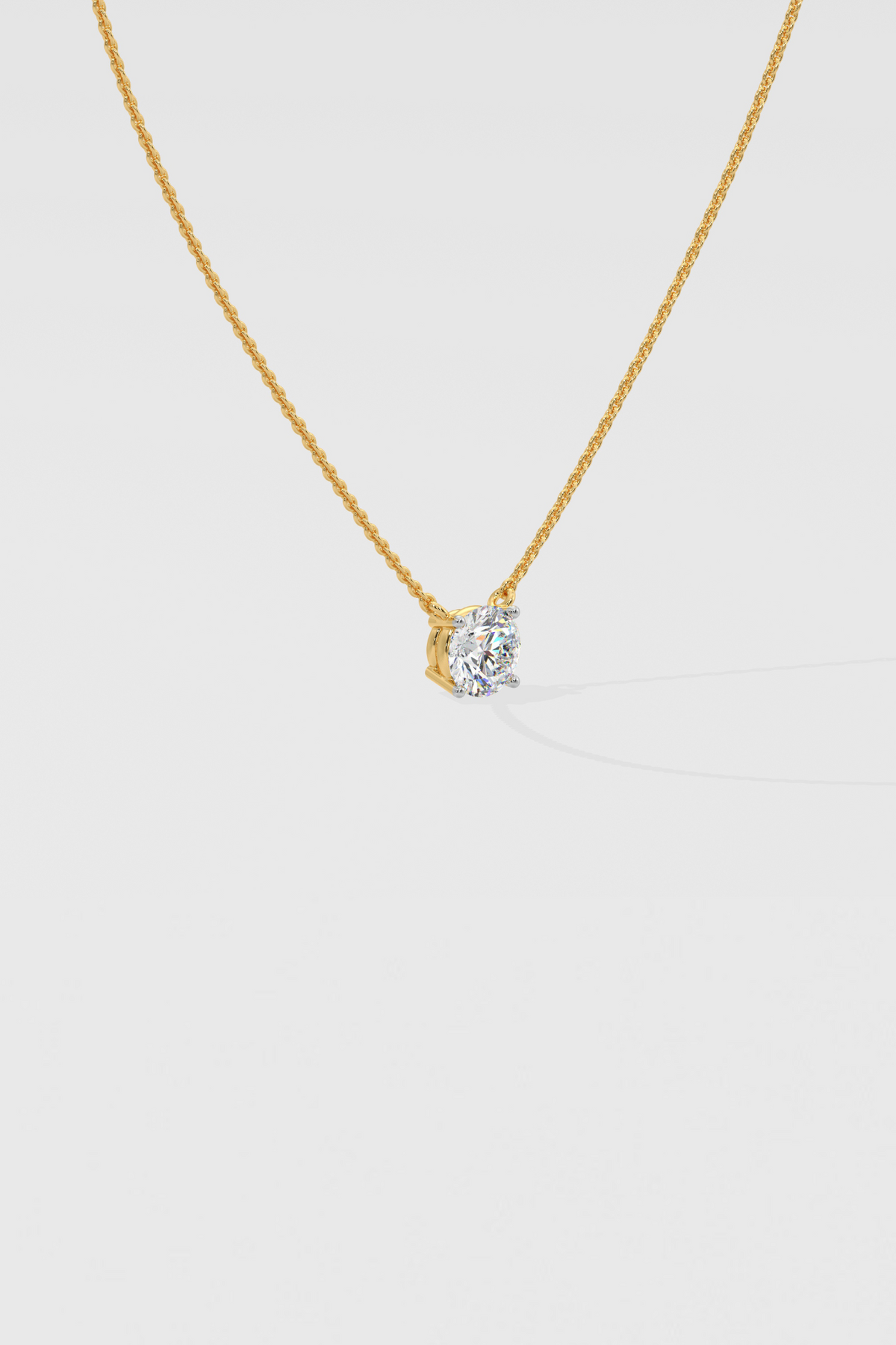 2 ct Solitaire Necklace