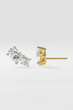 Oval Duo Studs