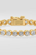 0.25 pointer Crown Tennis Bracelet