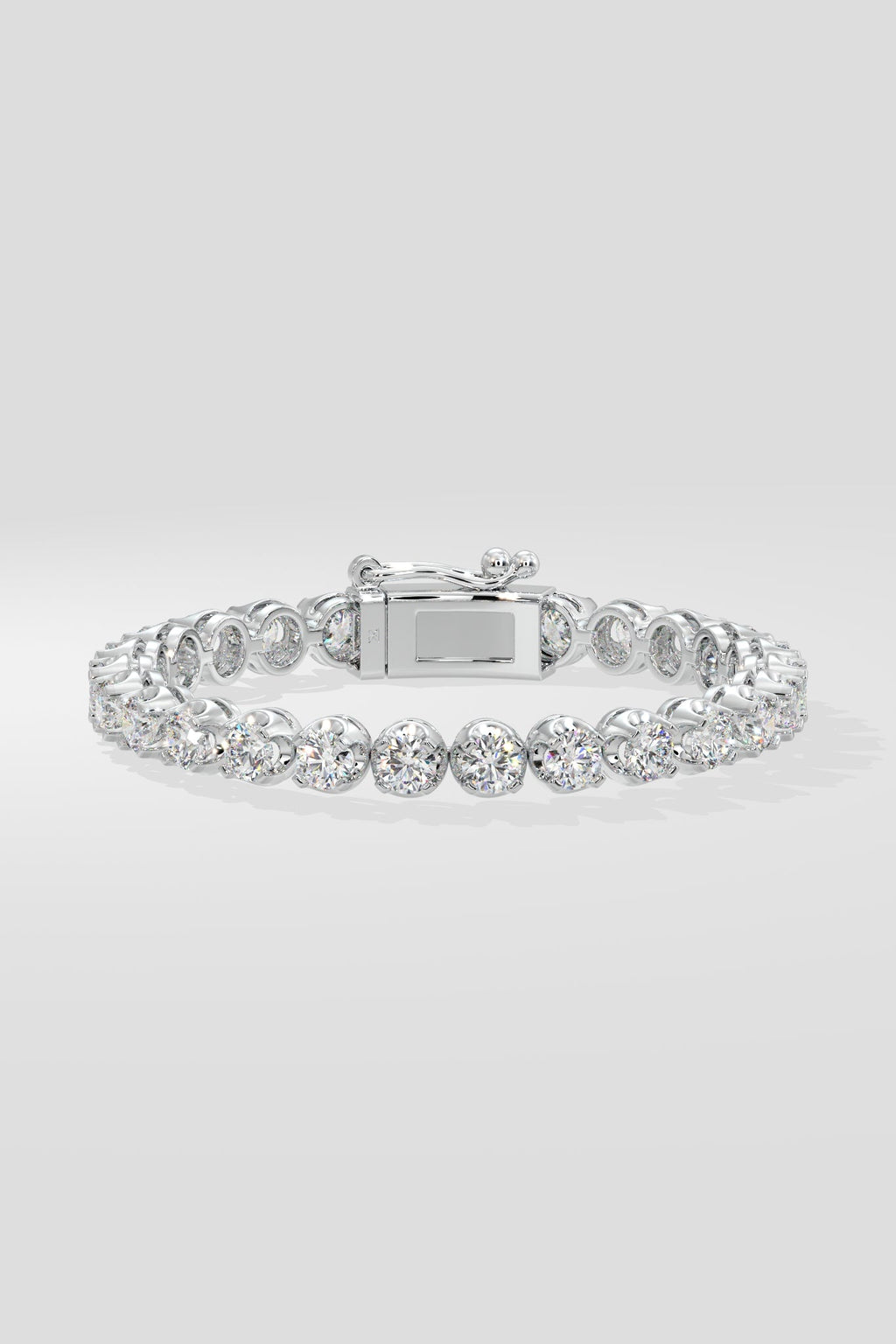 0.40 pointer Crown Tennis Bracelet