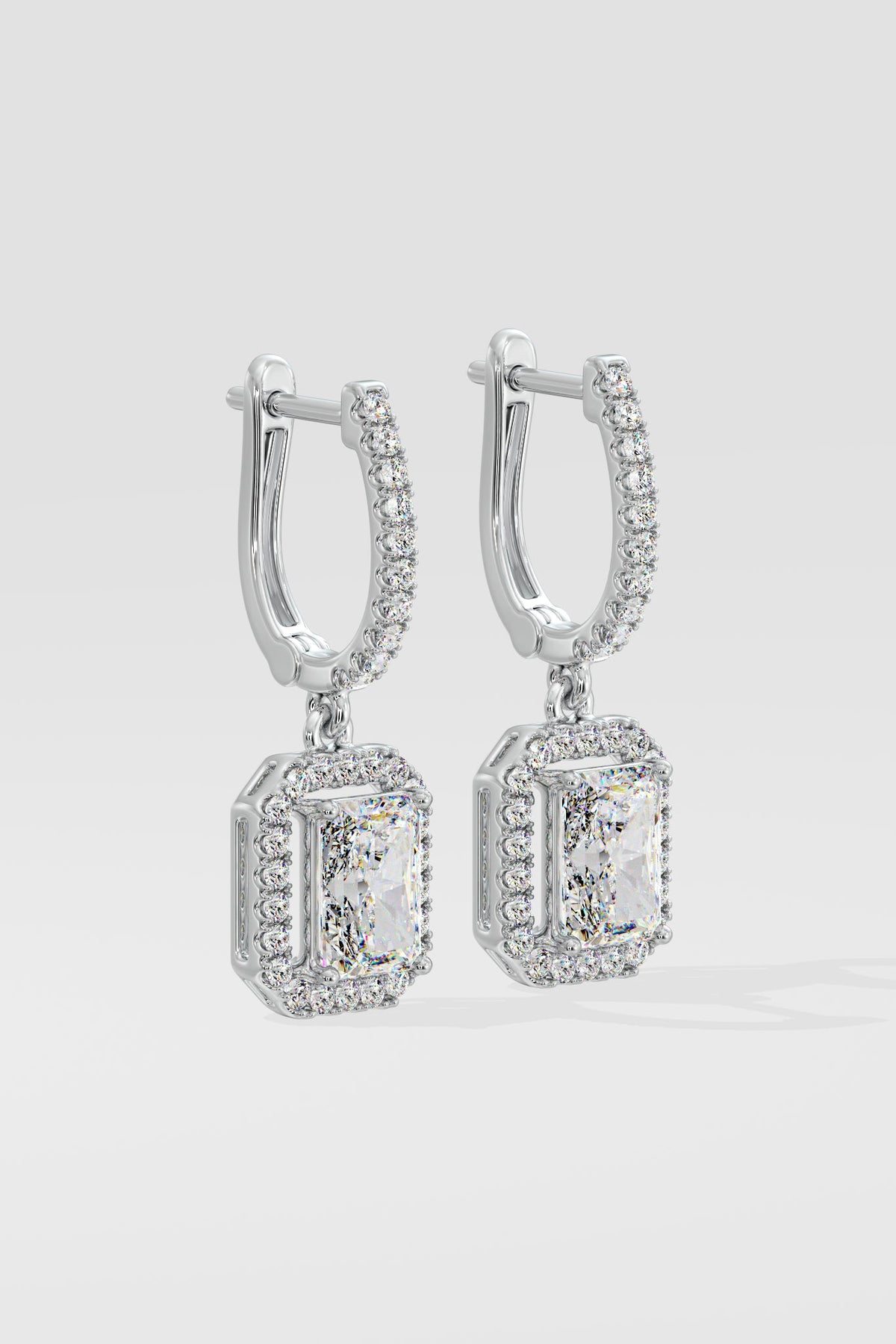 2 ct Radiant Danglers