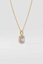 1 ct Sparkle Emerald Halo Pendant