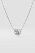 Solitaire Heart Necklace