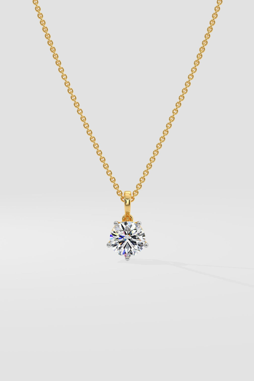 1 ct Solitaire Pendant