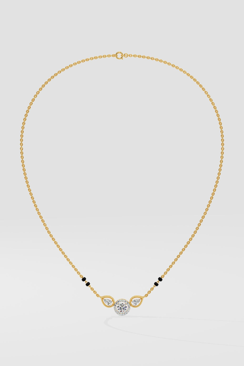 Petal Solitaire Mangalsutra