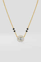 Swirl Solitaire Mangalsutra
