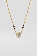 Swirl Solitaire Mangalsutra