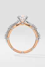 1.25 ct Crossover Diamonds Solitaire Ring