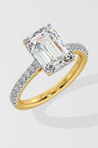 4 ct Invisible Halo Solitaire Ring