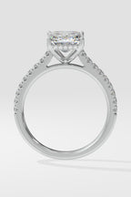 4 ct Invisible Halo Solitaire Ring