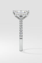 4 ct Invisible Halo Solitaire Ring