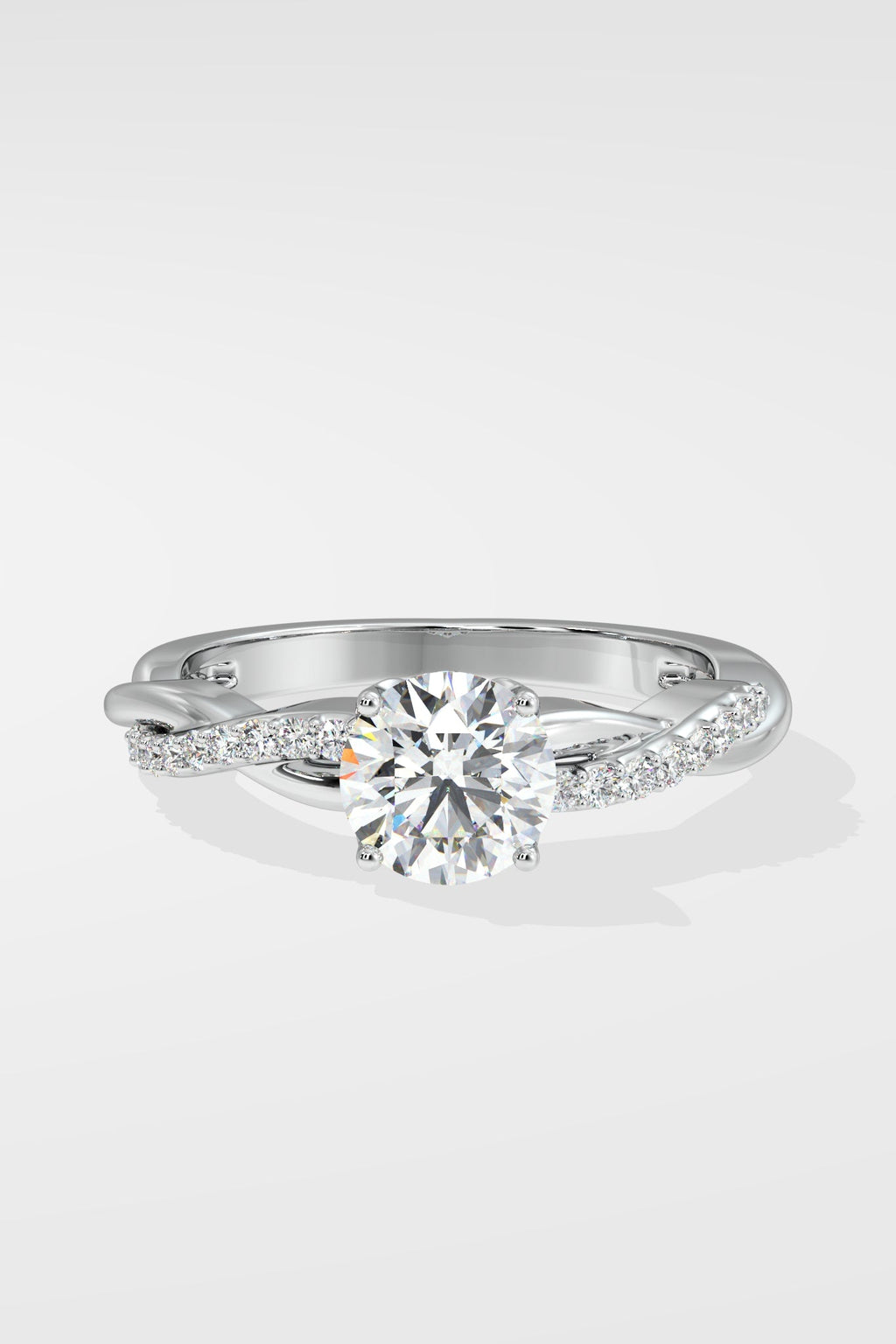 1 ct Infinity Solitaire Ring