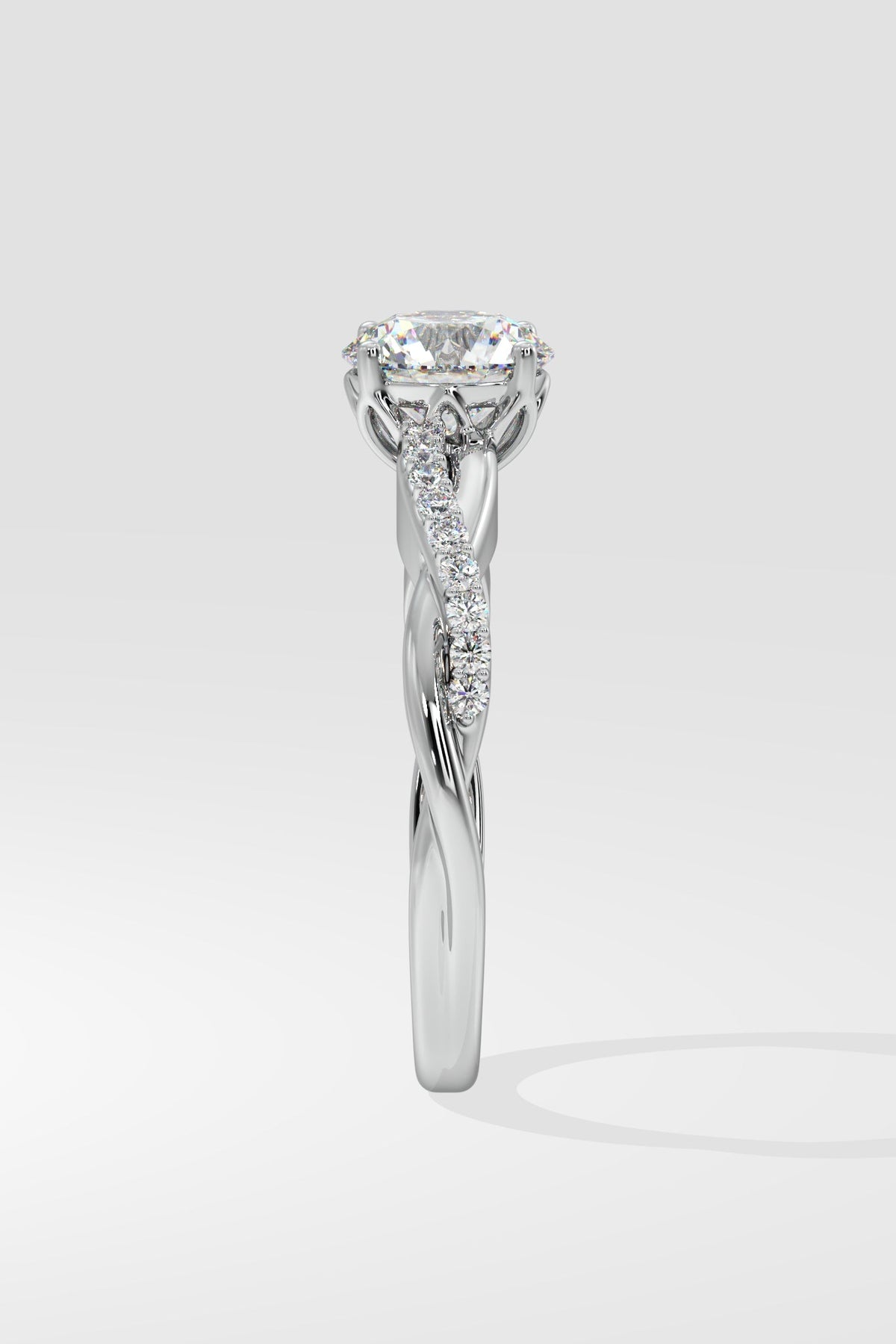 1 ct Infinity Solitaire Ring
