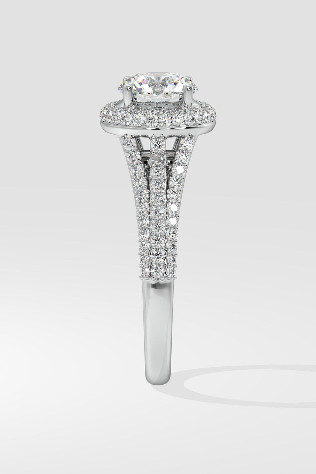 1 ct Majestic Halo Ring