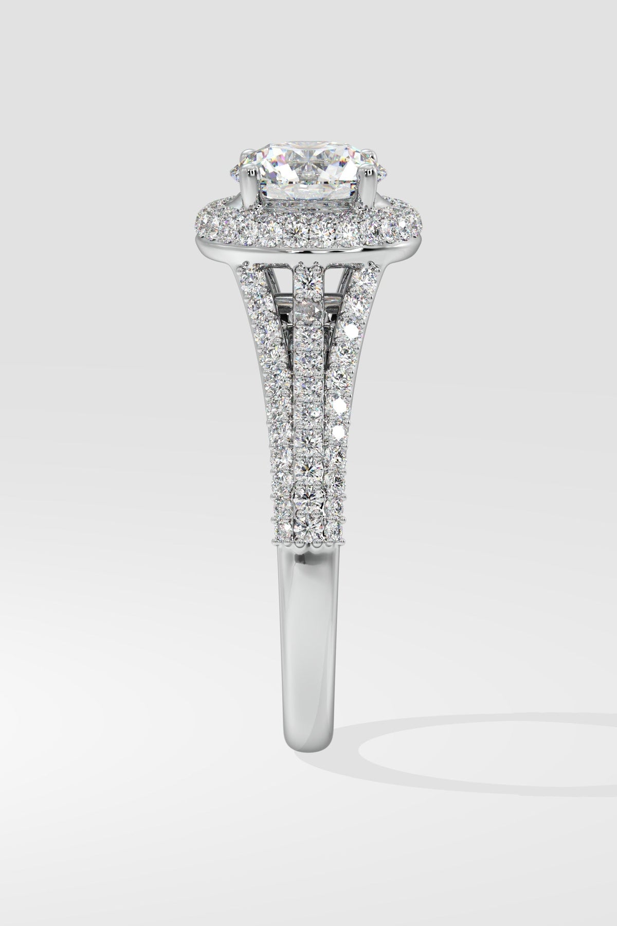 1 ct Majestic Halo Ring