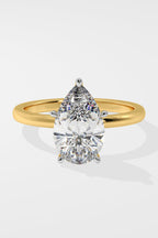 2 ct Pear Solitaire Ring