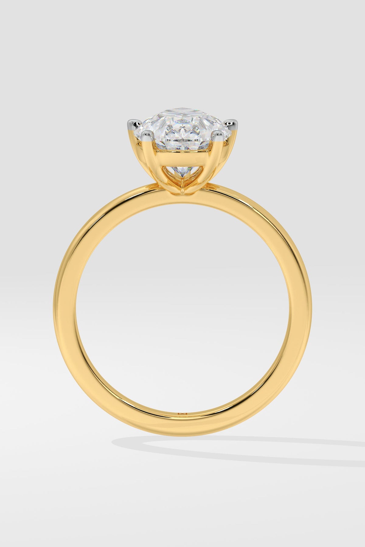 2 ct Pear Solitaire Ring