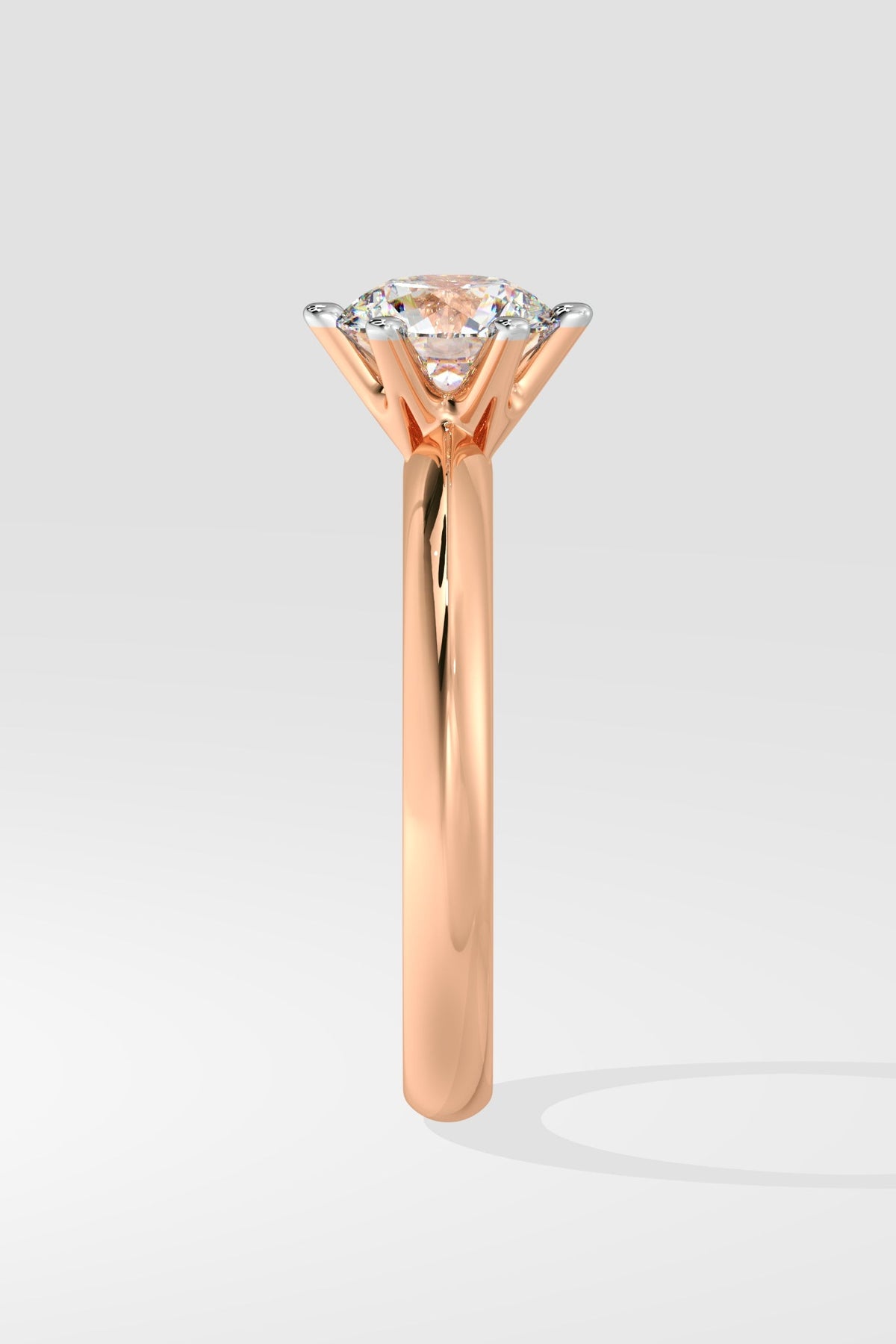 1 ct Six Prong Solitaire Ring