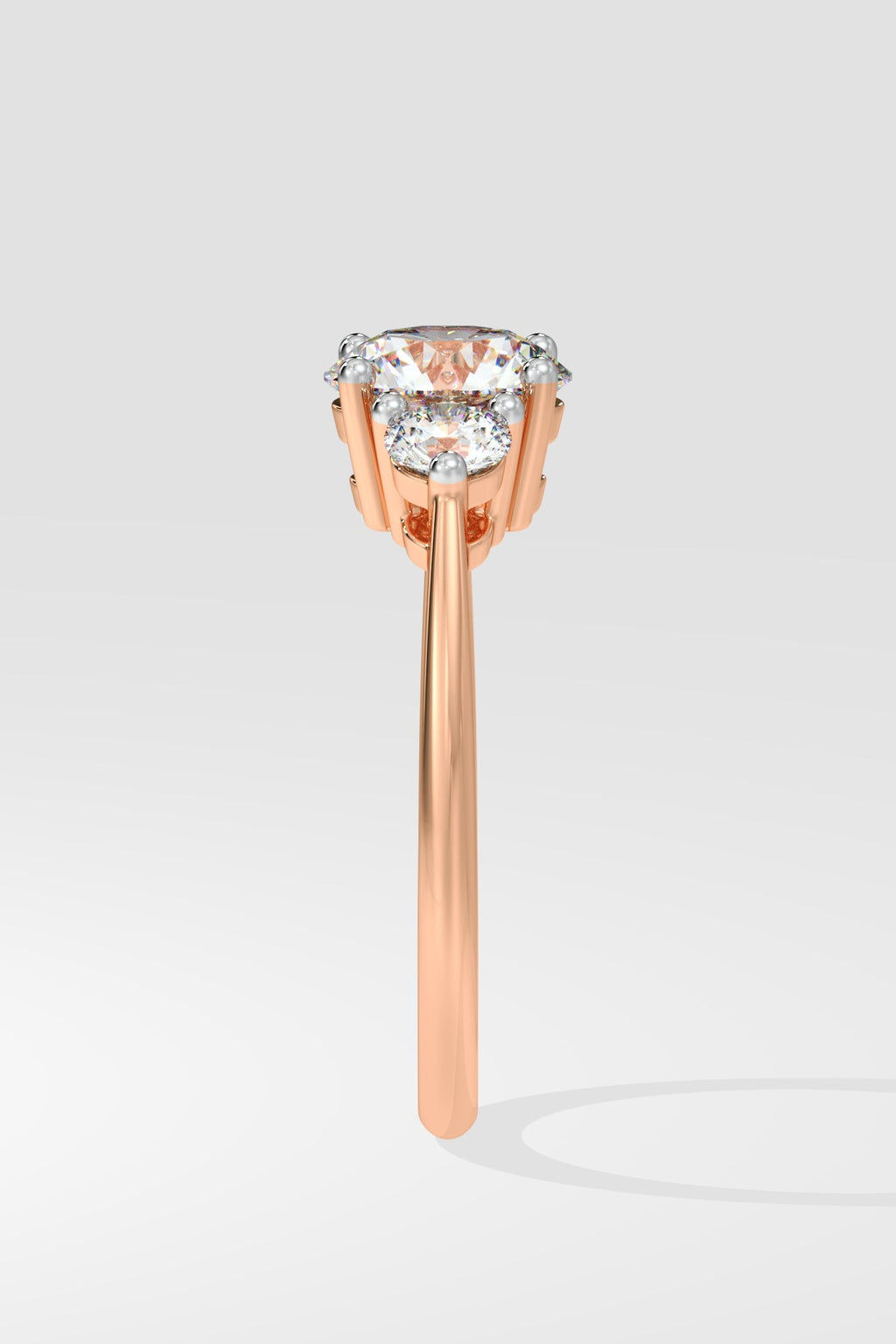3 Stone Anniversary Solitaire Ring