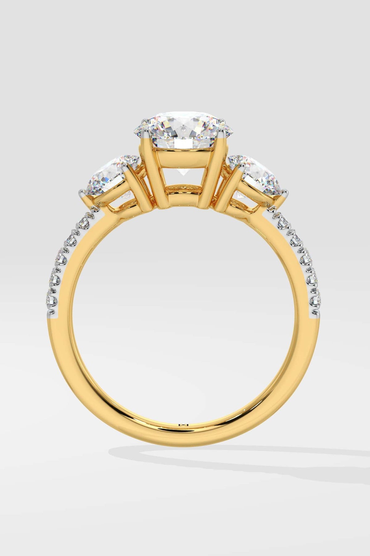 Trinity Solitaire Ring