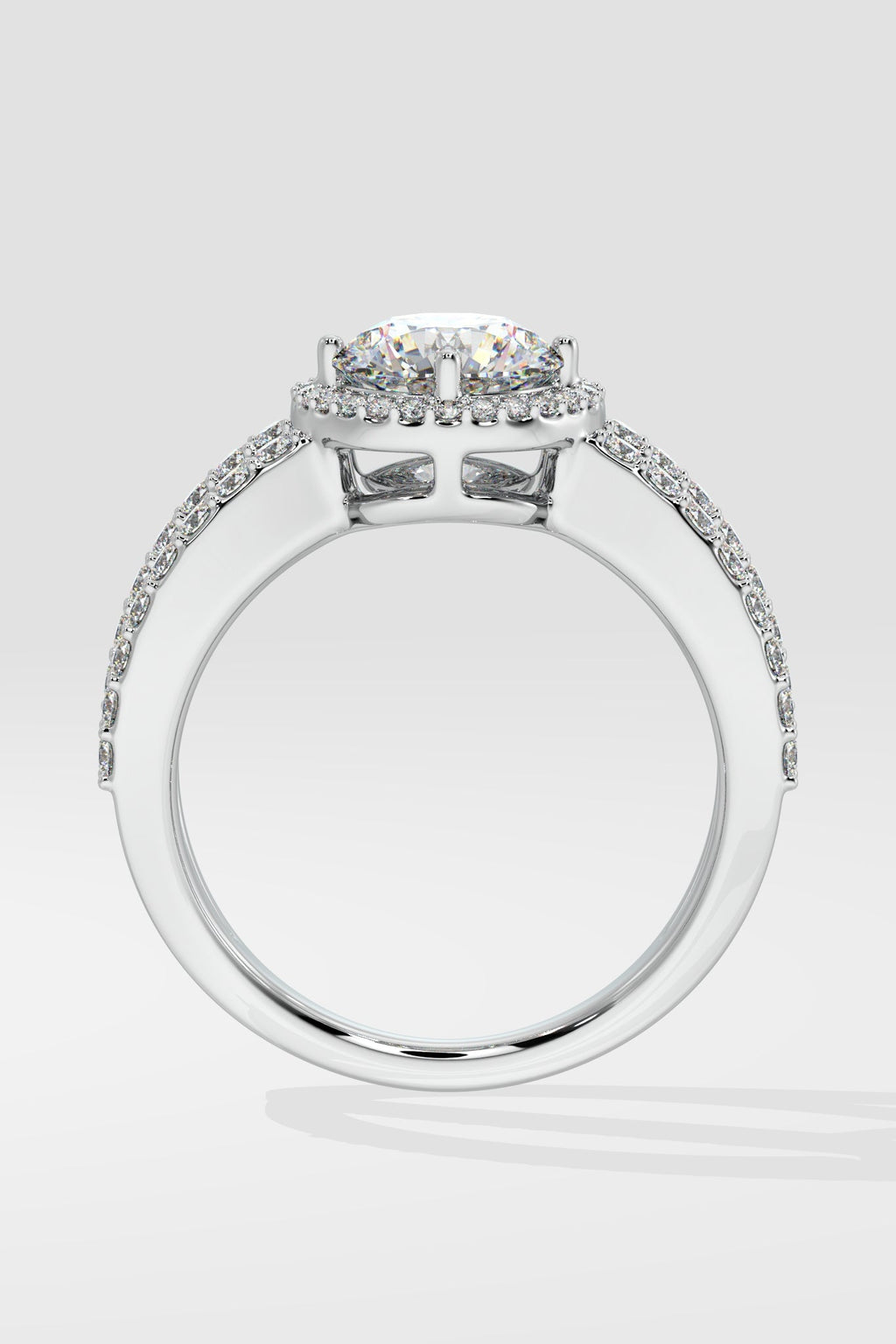 1 ct Crossover Solitaire Ring