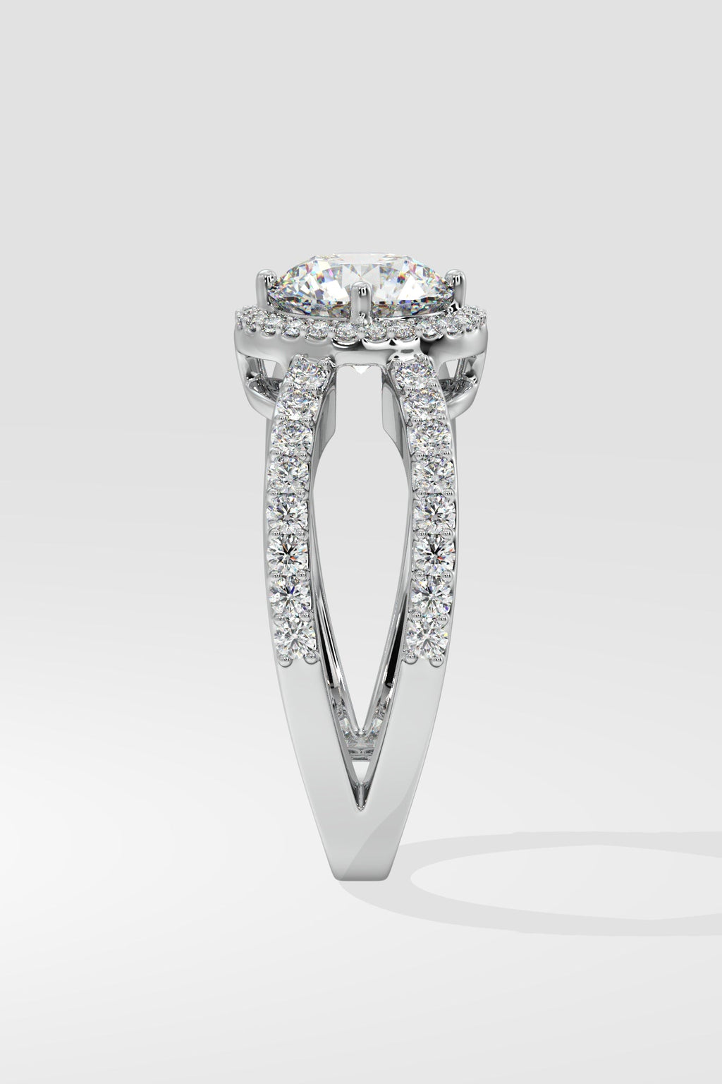 1 ct Crossover Solitaire Ring