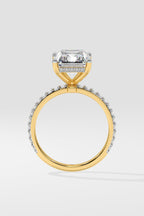 4 ct Radiant Solitaire Ring