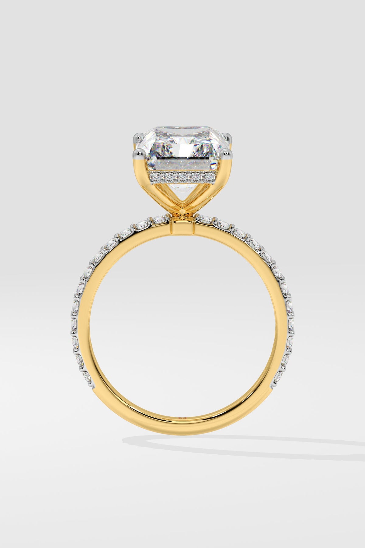 4 ct Radiant Solitaire Ring